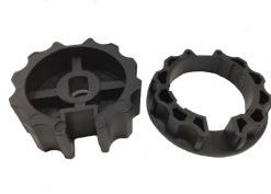 Adaptador+Corona Circular 70mm para toldo con ojiva