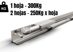 Kit Motor Corredera 1/2 hojas Cristal ASUS 4M