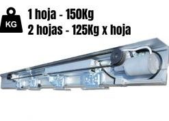 Motor 1-2 hojas Puerta Auto. Cristal Cajón 2M