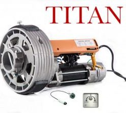 Kit llave motor puerta enrollable Titan 170Kg