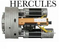Bimotor Puertas Enrollables Hércules 420Kg Eje 76 polea 240